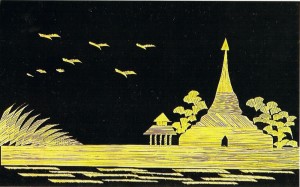 K_Arbeit mit Stroh aus Burma 2